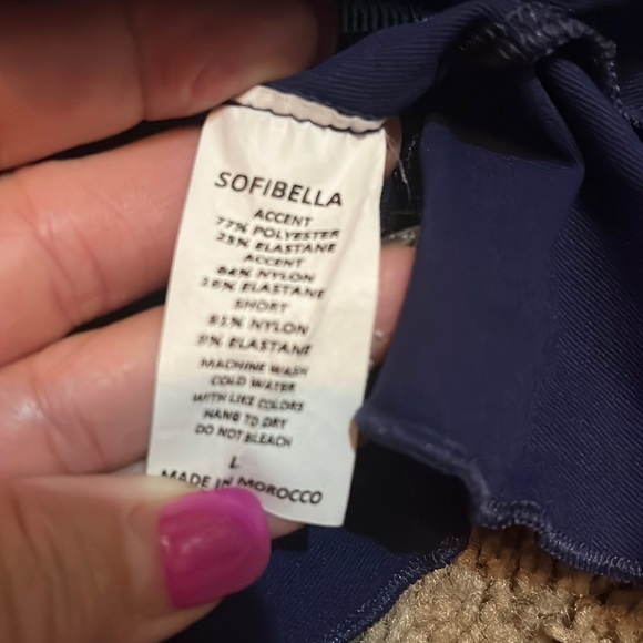 Sofibella size large ruffle, elastic waist, tennis skirt, size large - Picture 2 of 7